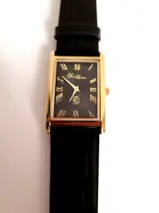 ⚡NEW Pierre Lucerne SQ Tank Quartz Mens Avant Garde Watch GORGEOUS!
