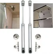[2 Pack] Gas Spring, 150N/33lb/15KG, Gas Strut, Gas Shocks, Soft Close Hinges, Toy Box Hinges, Lift Supports, Lid Support, Kitchen Cabinet Hinges