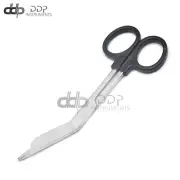 New Premium Grade 1 Pcs Lister Bandage Nurse Scissors 5.5" Black Color Handle