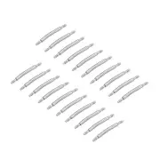 14mm Curved Spring Bar Pins 1.5mm Dia Stainless Steel Watch Band Link Pin 20pcs