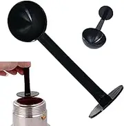 Espresso Scoop with Tamper - 2 in 1 Coffee Scoop Tamping | Coffee Scoops | Measuring and Tamping Coffee Spoon | Multi Function Spoon Holder | Espresso Coffee Tools for Measuring and Tamping for Home