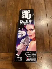 Tzumi Pop Solo Wireless Bluetooth Karaoke Microphone & Speaker with Phone Holder