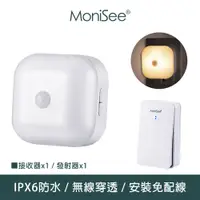 在飛比找蝦皮商城優惠-【MoniSee 莫尼希】北歐風感應夜燈自發電無線門鈴(套組