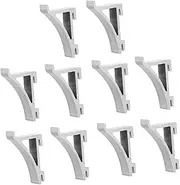 PartyKindom Metal Refrigerator Clamp Kit 10pcs Freezer Shelf Clip Sturdy Safe for Long Use