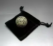 Small Dalmatian Jasper Sphere W/ Pouch - 1" / 25mm - Crystal Healing