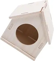 Happyyami Hamster Hideout House Durable and Safe Squirrel Hut for Small Pets for Hamsters Rats and Hedgehogs Cozy Sleeping Space for Pets