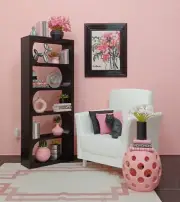 ⏲black SHELF living room FURNITURE bookcase DIORAMA display 1/6 for BARBIE