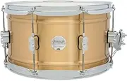 PDP Concept Series Metal Snare, 14" x 8" Brushed Brass, 1.2mm, Natural Satin