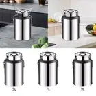 Milk Can Portable Stainless Steel Cereal Container for Canteens Home Candy