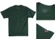 【 K.F.M 】Champion USA Line Basic T425 6.1oz 美國圓筒Tee 素T 綠色