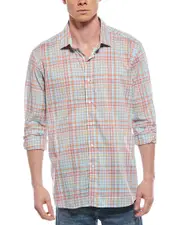 Scott Barber Retro Voil Plaid Shirt