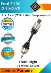 OE Front Right CV Axle For 2015-2020 Ford F-150 4WD W/o Lift Lifetime Warranty (for: Ford)