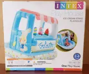 Intex Ice Cream Stand Inflatable Playhouse and Pool, for Ages 2-6, Multi, Mod...