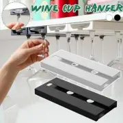"2X Wine Glass Holder Goblet Hanging Rack Hanger Multi-function Stemware Storage