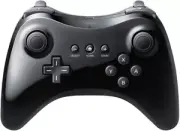 QUMOX Wireless Classic Pro Controller Gamepad Joypad Remote Nd Wii U Pro, Black