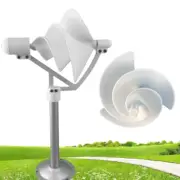 Rose shap model of micro spiral wind turbine for starting scientific experiments