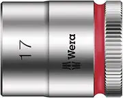 Wera 8790 HMB 3/8-Inch Zyklop Ratchet Socket, 17 mm x 30 mm Size