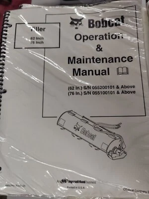 Bobcat Tiller 62" 055200101- 76" 055100101- Operation Maintenance Manual 6902943