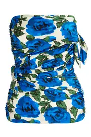 PHILOSOPHY DI LORENZO SERAFINI 'Flower Bloom' Off-Shoulder Top