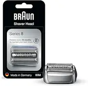 Braun Series 8 83M Electric Shaver Head Replacement Cassette, Silver