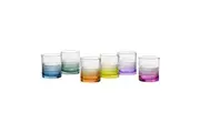 RCR BRILLANTE DOF TUMBLER 337ml COLOURED - SET OF 6