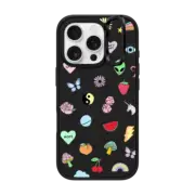 iPhone 16 Pro Impact Ring Stand Case MagSafe Compatible Retro Littles by INKED by Dani