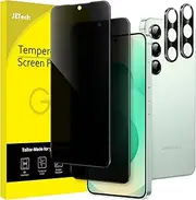 JETech Privacy Screen Protector for Samsung Galaxy S25+ / S25 Plus 5G with Camera Lens Protector, Anti-Spy Tempered Glass Film, Fingerprint ID Compatible, 2-Pack Each