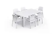 keter Melody Bella Dining Set- White