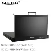 SEETEC 17.3 Inch Pull Out Rack Mount Monitor Full HD 1080 for Broadcast Director