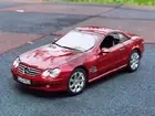 Norev 1/18 Benz SL500 R230 Alloy Diecast Metal Car Model Collection Display Red