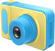 Digital Camera Mini Cartoon Photo Toy Portable Pocket Video Camera with Display Screen Kids Gift, Blue