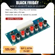 1x24 Pins ATX Benchtop Board Computer PC Power Supply Breakout Adapter Module