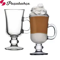 在飛比找PChome24h購物優惠-土耳其Pasabahce高腳玻璃咖啡杯-二入組
