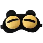 Eye Cover Soft Elastic Band Plush Big Eyes Eyepatch Bag Massage Eyes C