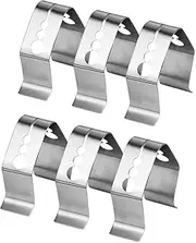 6 Pieces Grill Thermometer Probe Clip Holder for BBQ Smoker，Universal Upgraded Stainless Steel Barbecue Temp Probe Clip