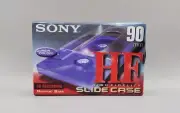 Sony 90 Min HF (High Fidelity) CD Recording Cassette Tape - Slide Case - New
