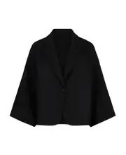 Short jacket with cloak sleeves IT40 Black