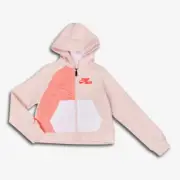 BIG JUMPMAN X NIKE FULL ZIP HOODIE ATMOSPHERE PINK GIRLS ZIP HOODIE SIZE LARGE