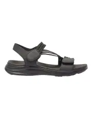 [Active Flex] Neon Sandals In Black