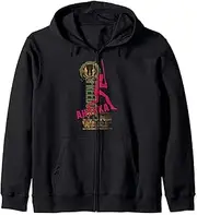 [STAR WARS] Clone Wars Ahsoka Silhouette Poster Zip Hoodie