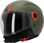 Acerbis Brezza, open face helmet , color: Matt-Green , size: M