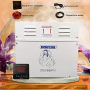 9KW 220V Sauna Steam Generator Sauna Bath SPA Steam Machine with Auto Drain AU