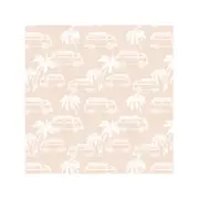 Kombi Vagabonding in Pink 3.42m x 2.7m Large Wallpaper Mural