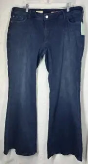Womens Anthropologie Plus Pilcro Dark Wash Boot Cut Size 16W