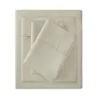 Madison Park 1500-TC Ivory King Cotton Blend Polyester Soft Sheet Set (4-Piece)
