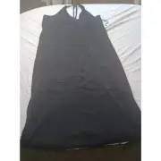 Old Navy Black Ribbed Halter Maxi Dress Plus Size Women Size 3X NWT