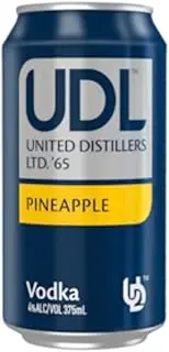UDL Pineapple Vodka Can 375 ml (Pack of 24)