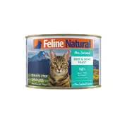 Feline Natural Beef & Hoki Feast Grain Free Wet Cat Food (12 x 170g cans)
