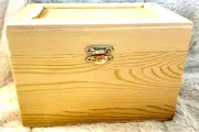 Nicole Quality Value Wood Craft Unfinished Box 6.5 X 4.5 X 4.5 Inches