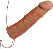 JOCK Extra Long 1.5" Penis Extension Sleeve- Medium